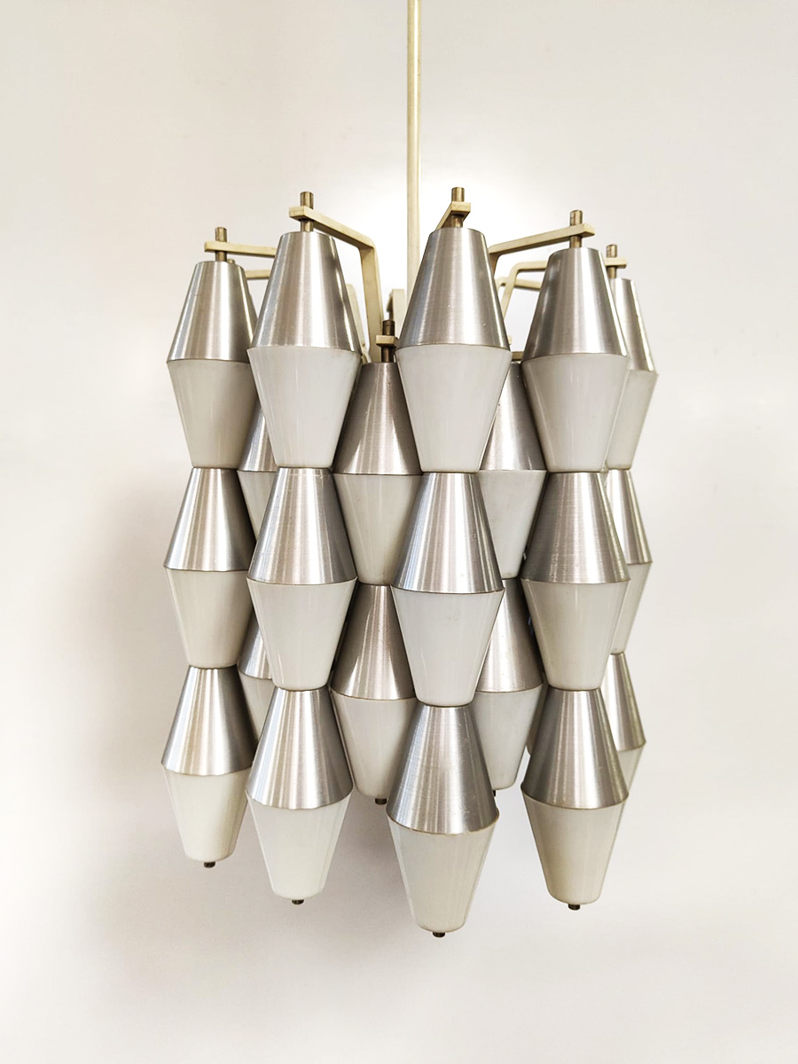Vintage Dutch design pendant lamp hanglamp Raak Ludiek 1960