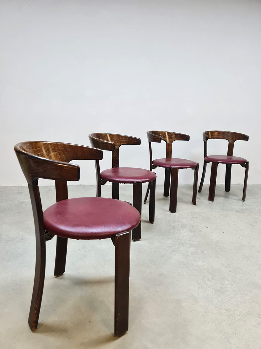 Vintage design dining chairs Bruno Rey Kusch & Co
