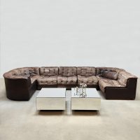 Vintage design modular lounge sofa De Sede DS11
