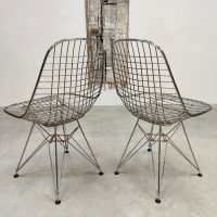 Vintage wire chair 'DKR' draadstoelen Vitra Eames