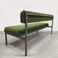 Midcentury set Dutch design dining set bench & stools eetkamer bank en krukken Sixties