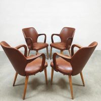 Midcentury design French dining chairs eetkamerstoelen 'Parisienne'