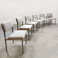 Vintage Dutch design dining chairs SE64 stoelen Martin Visser Spectrum