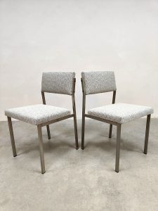 Vintage Dutch design dining chairs SE64 Martin Visser Spectrum