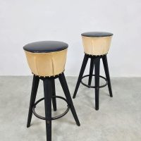Vintage barstools stool rockabilly barkrukken kruk 50s