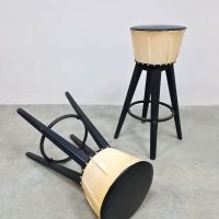 Midcentury design barstools stool rockabilly barkrukken kruk 50s