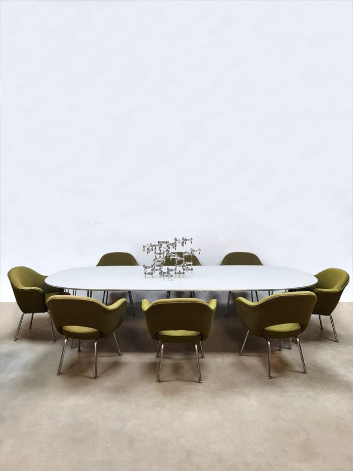 Vintage extendable dining room table Fritz Hansen XXL