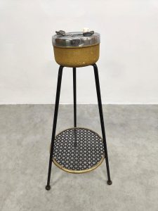 Vintage standing ashtray staande asbak Mathieu Mategot style 1950