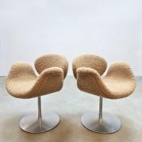 Vintage Dutch design 'little tulip' chairs Pierre Paulin Artifort ''Teddy''