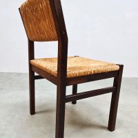 Vintage interior Dutch design Wengé dining chairs eetkamerstoelen SE82 Martin Visser Spectrum