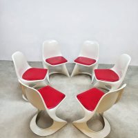 Space Age dining set chairs & table Casala Alexander Begge