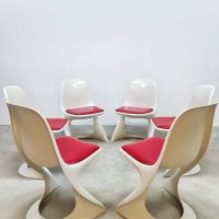 Space Age dining set chairs & table Casala Alexander Begge