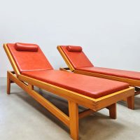 Midcentury interior styling Swiss design sunbed garden sofa daybed ligbed chaise longue 1950's