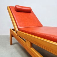 Vintage Swiss design sunbed garden sofa daybed ligbed chaise longue 1950's