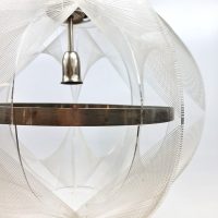 Vintage design nylon wire lamp draadlamp Paul Secon 'swag' lamp