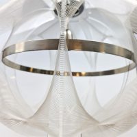 Midcentury interior design nylon wire lamp draadlamp Paul Secon 'swag' lamp