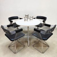 Vintage Novalux dining chairs Rudi Verelst 1970's