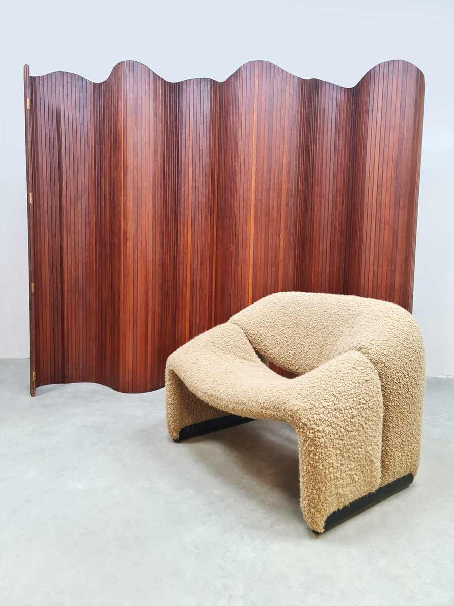 Vintage Groovy lounge M-chair F598 Artifort Pierre Paulin