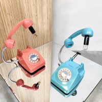 Vintage retro phone table lamp telefoonlamp 'Ring ring'