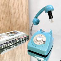 Pop art retro telephone lamp telefoonlamp table lamp office retro vintage '