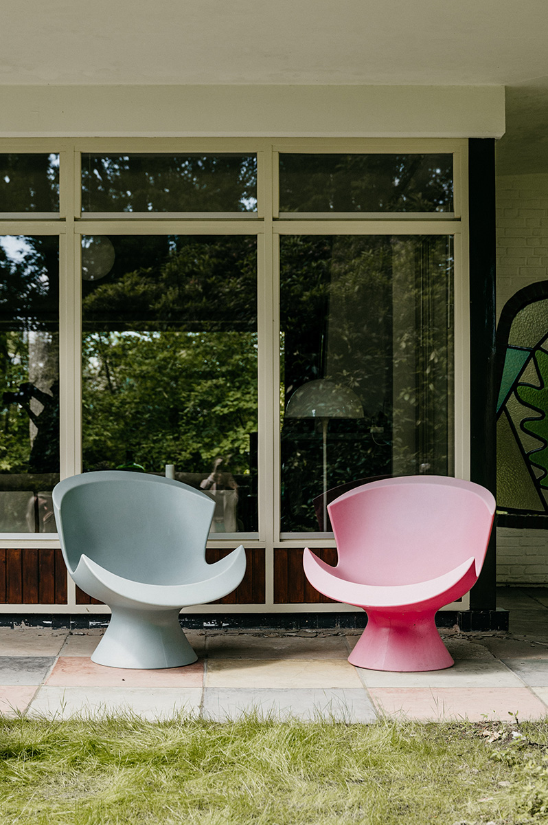 Modern Dutch design Kite Chairs kunststof fauteuils Karim Rashid Label