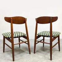 Midcentury Danish dining chair Deense eetkamerstoel Roomates Baumritter 1960