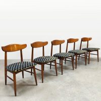 Vintage Danish Birchcraft collection dining chairs Baumritter