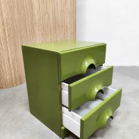 Vintage interior styling space age chest of drawers sidetable ladekast Jurgen Lange Schönbuch