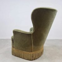 Vintage interior design wingback lounge chair fauteuil Theo Ruth Artifort 1950