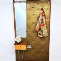 Vintage wall coat rack hall wardrobe 1950-1960