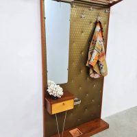 Vintage hall coat stand wall wardrobe wandkapstok kapstok Verralux 1950