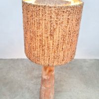 Vintage ceramic floor lamp keramieke vloerlamp earth tones