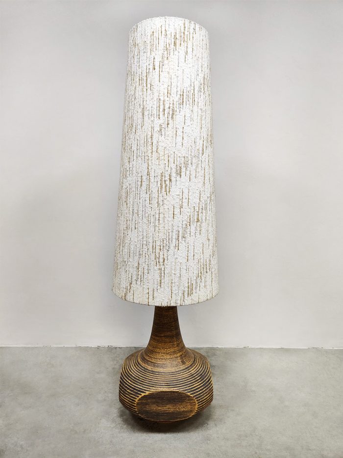 Vintage ceramic floorlamp keramieke 1960s