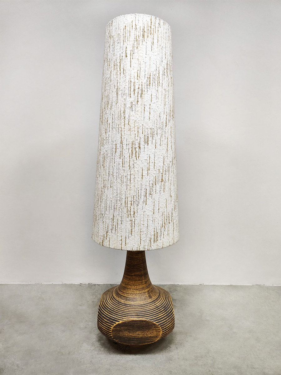 Vintage ceramic floorlamp keramieke 1960s