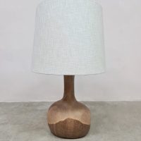 Vintage ceramic table lamp keramieke tafellamp earth tones