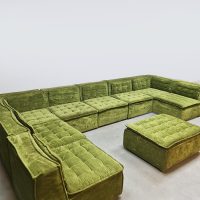 Vintage modular sofa lounge Green spirit