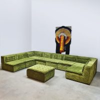 Vintage modular sofa lounge Green spirit