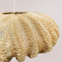 Large beige pendant Sea Sponge 'Nature spirit'