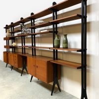 Vintage Scandinavian design modular wall unit modulair wandsysteem