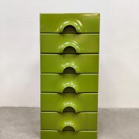 Midcentury design rare Space age Quadro chest of drawers ladekast Jurgen Lange Schönbuch