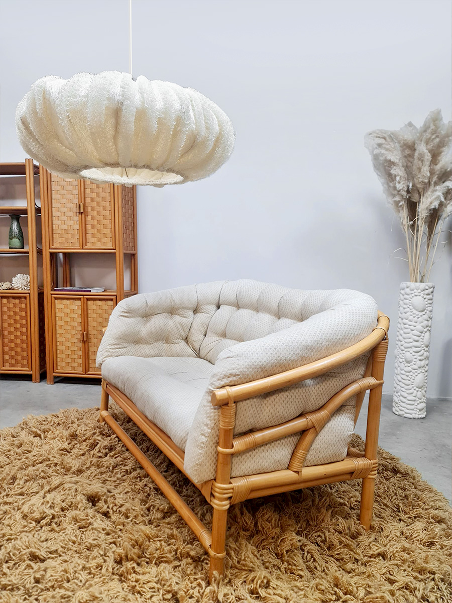 Vintage rattan bamboo lounge sofa ‘Boho-style’