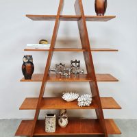 Vintage cabinet roomdivider shelves 'Pyramid'