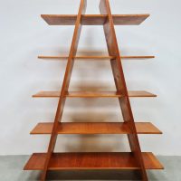 Vintage cabinet roomdivider shelves 'Pyramid'