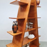 Vintage cabinet roomdivider shelves 'Pyramid'