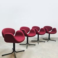 Vintage Dutch design 'little tulip' chairs stoelen Pierre Paulin Artifort