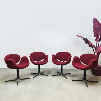 Vintage Dutch design 'little tulip' chairs stoelen Pierre Paulin Artifort