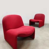 Vintage design lounge set Alky chairs Giancarlo Piretti Artifort