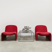 Vintage design lounge set Alky chairs Giancarlo Piretti Artifort