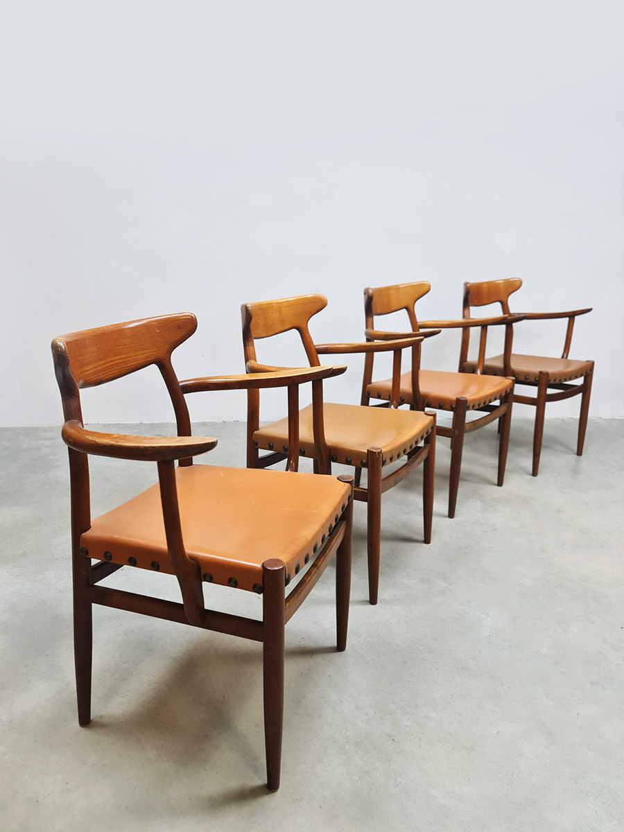 Vintage dining chairs Danish style seventies