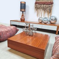 Modern interior design furniture coffee table square salontafel